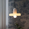 Carrara Pendant Lamp – Contemporary Alabaster Hanging Light | Alsolight