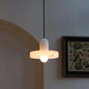 Carrara Pendant Lamp – Contemporary Alabaster Hanging Light | Alsolight