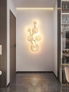 Ceramic Lotus Leaf Shape Wall Lamp – Elegant Caffa Wall Light | Alsolight