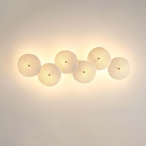 Ceramic Lotus Leaf Shape Wall Lamp – Elegant Caffa Wall Light | Alsolight