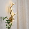 Ceramic Lotus Leaf Shape Wall Lamp – Elegant Caffa Wall Light | Alsolight
