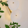 Ceramic Lotus Leaf Shape Wall Lamp – Elegant Caffa Wall Light | Alsolight
