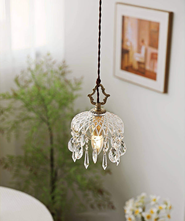 Crystal Glass Mid Century Ombra Pendant Light – Retro Chic | Alsolight