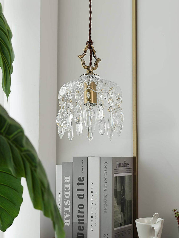 Crystal Glass Mid Century Ombra Pendant Light – Retro Chic | Alsolight