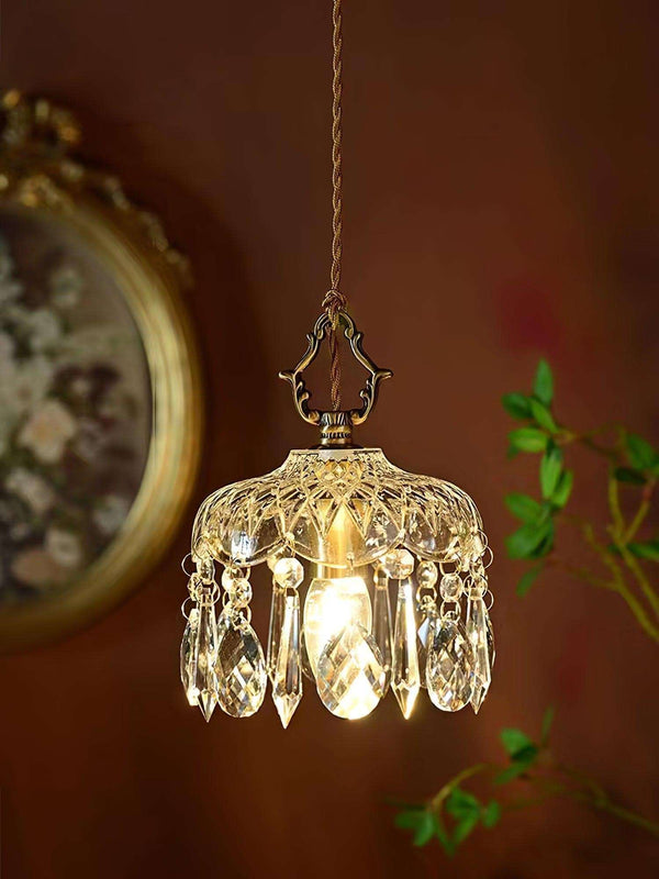 Crystal Glass Mid Century Ombra Pendant Light – Retro Chic | Alsolight