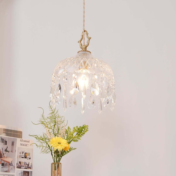 Crystal Glass Mid Century Ombra Pendant Light – Retro Chic | Alsolight