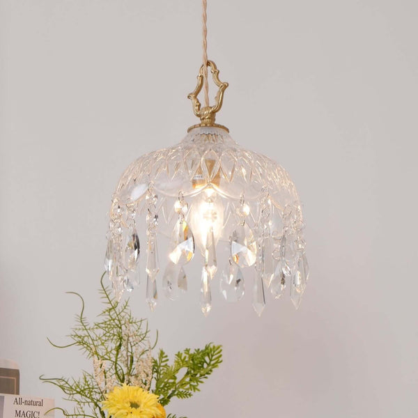 Crystal Glass Mid Century Ombra Pendant Light – Retro Chic | Alsolight