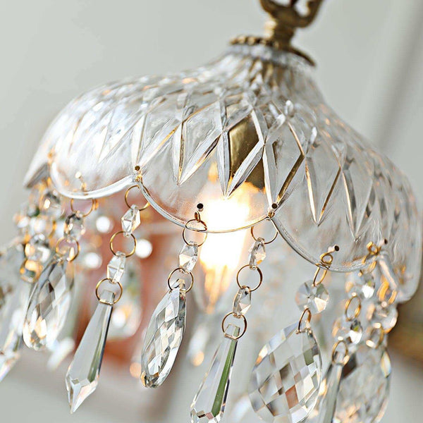Crystal Glass Mid Century Ombra Pendant Light – Retro Chic | Alsolight