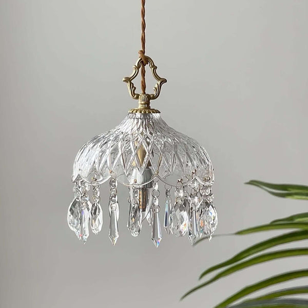 Crystal Glass Mid Century Ombra Pendant Light – Retro Chic | Alsolight