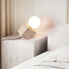 Cube Stone Table Lamp – Natural Yellow Travertine Living Room Decor | Alsolight