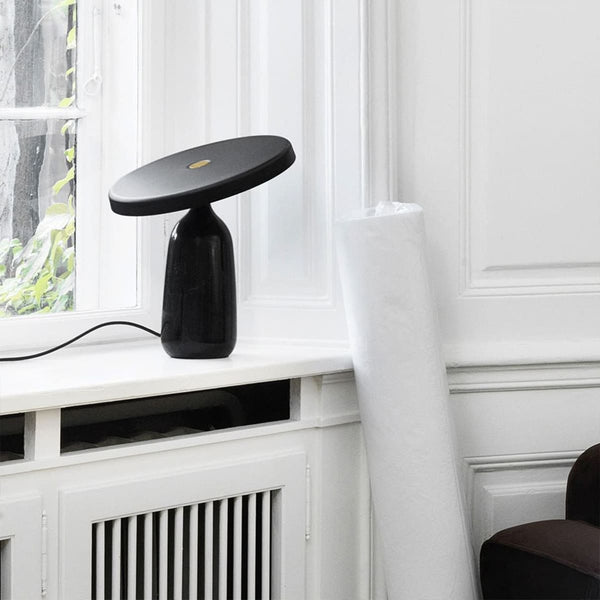 Eddy Table Lamp – Small Marble Bedroom Lamp, Smooth Touch & Adjustable | Alsolight