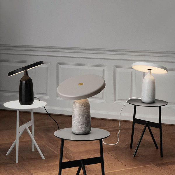 Eddy Table Lamp – Small Marble Bedroom Lamp, Smooth Touch & Adjustable | Alsolight
