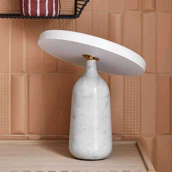 Eddy Table Lamp – Small Marble Bedroom Lamp, Smooth Touch & Adjustable | Alsolight