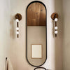 Fleur Round Glass Wall Lamp – Elegant Brass & LED Lighting | Alsolight