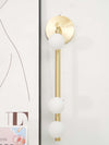 Fleur Round Glass Wall Lamp – Elegant Brass & LED Lighting | Alsolight