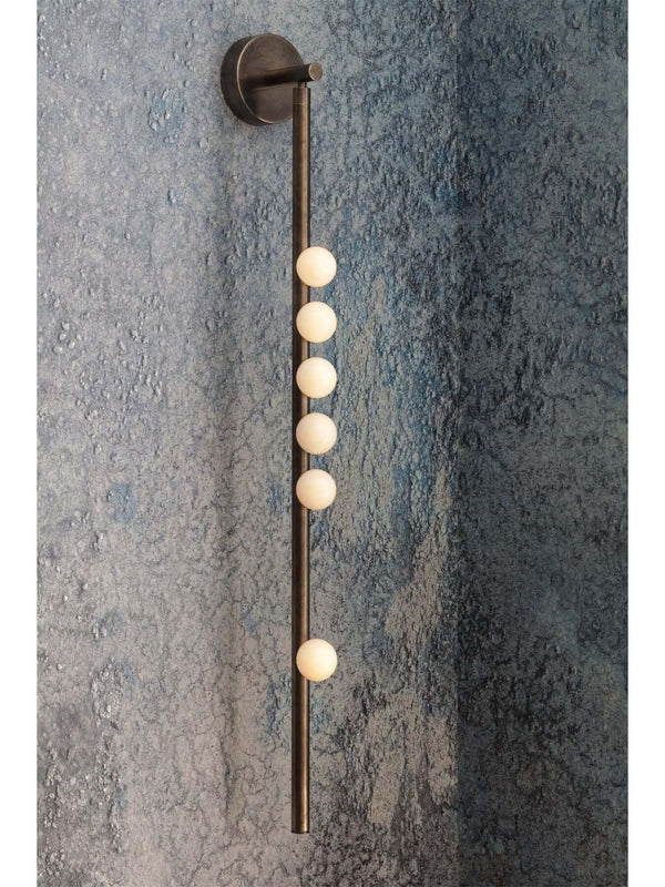 Fleur Round Glass Wall Lamp – Elegant Brass & LED Lighting | Alsolight