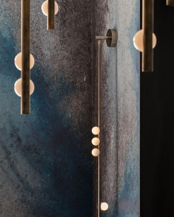 Fleur Round Glass Wall Lamp – Elegant Brass & LED Lighting | Alsolight