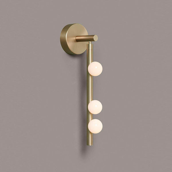 Fleur Round Glass Wall Lamp – Elegant Brass & LED Lighting | Alsolight