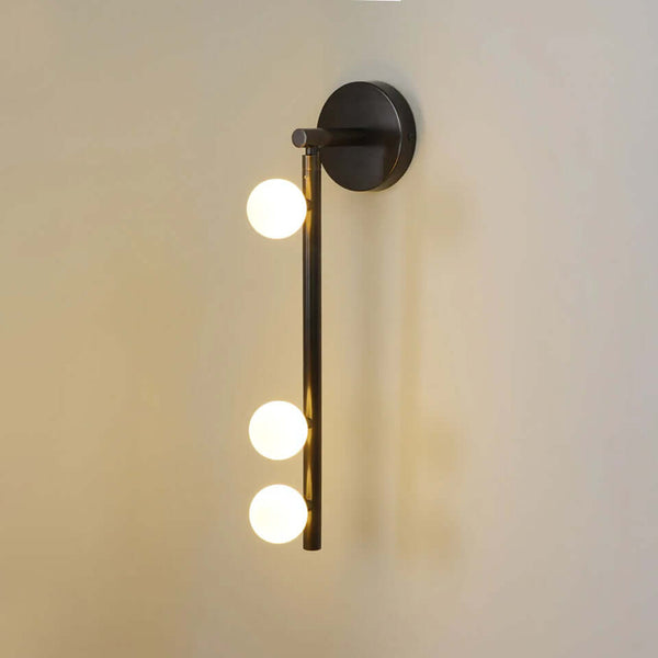 Fleur Round Glass Wall Lamp – Elegant Brass & LED Lighting | Alsolight