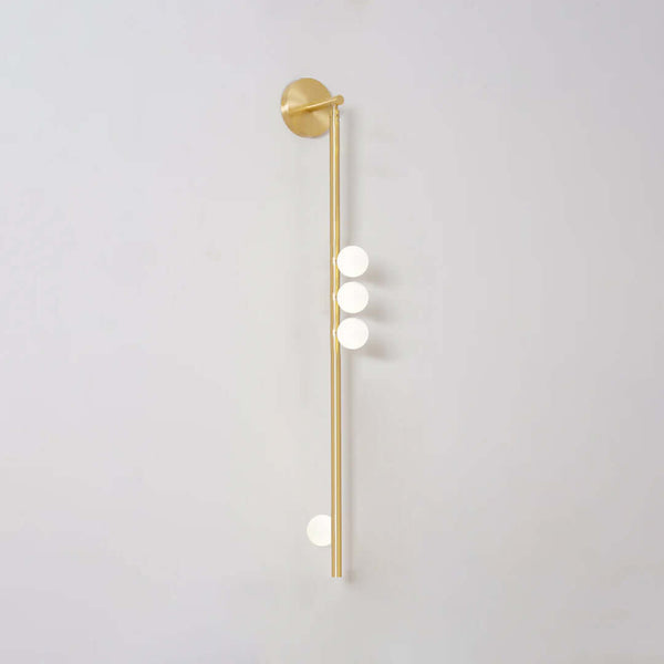 Fleur Round Glass Wall Lamp – Elegant Brass & LED Lighting | Alsolight