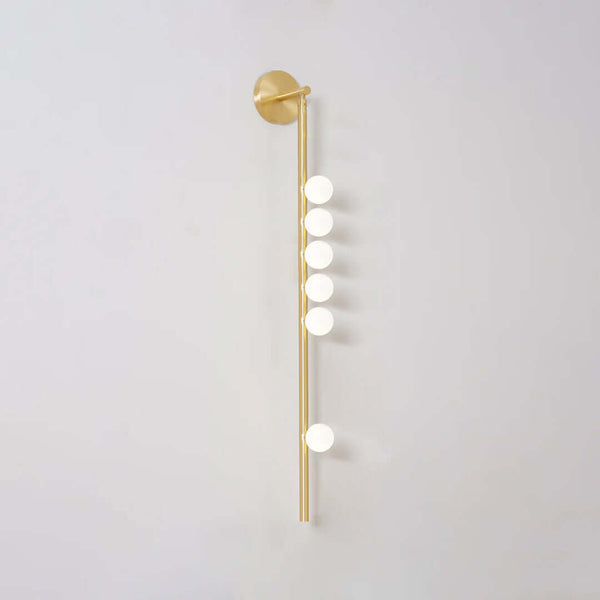 Fleur Round Glass Wall Lamp – Elegant Brass & LED Lighting | Alsolight