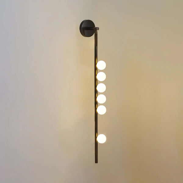 Fleur Round Glass Wall Lamp – Elegant Brass & LED Lighting | Alsolight