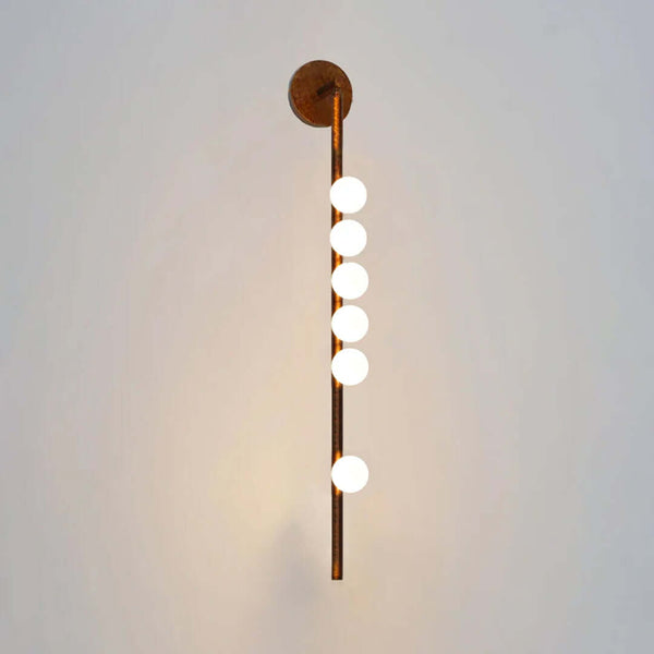 Fleur Round Glass Wall Lamp – Elegant Brass & LED Lighting | Alsolight