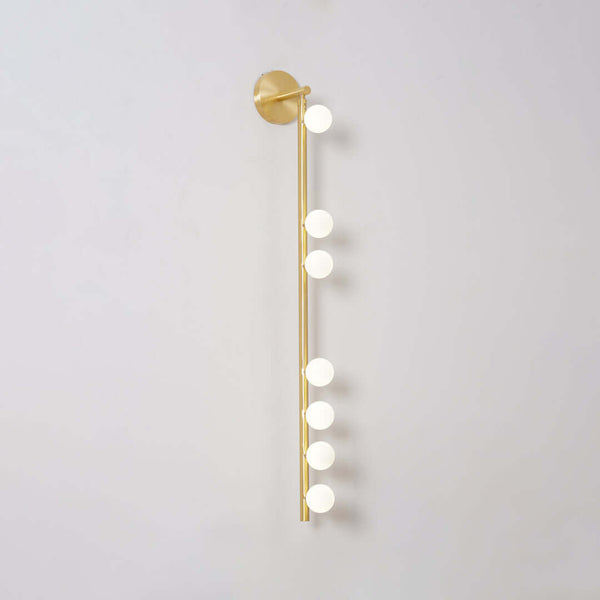 Fleur Round Glass Wall Lamp – Elegant Brass & LED Lighting | Alsolight