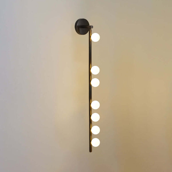 Fleur Round Glass Wall Lamp – Elegant Brass & LED Lighting | Alsolight