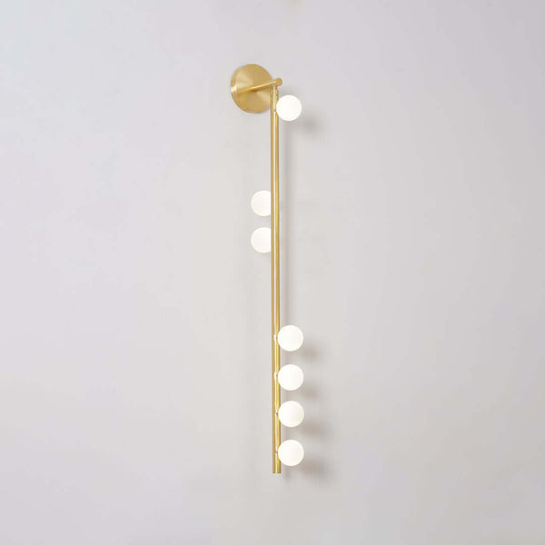 Fleur Round Glass Wall Lamp – Elegant Brass & LED Lighting | Alsolight