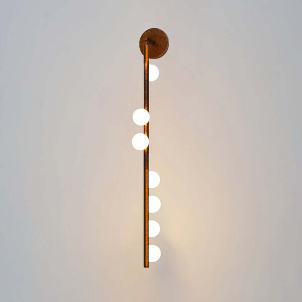 Fleur Round Glass Wall Lamp – Elegant Brass & LED Lighting | Alsolight