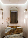 Fleur Round Glass Wall Lamp – Elegant Brass & LED Lighting | Alsolight