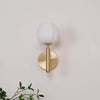 Fleur Wall Lamp – Elegant Flower-Shaped Alabaster Sconce in Brass | Alsolight