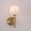 Fleur Wall Lamp – Elegant Flower-Shaped Alabaster Sconce in Brass | Alsolight