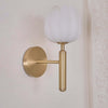Fleur Wall Lamp – Elegant Flower-Shaped Alabaster Sconce in Brass | Alsolight