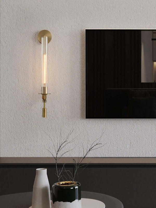 Fontanelle Double Wall Lamp – Simple Brass & Glass Elegance | Alsolight
