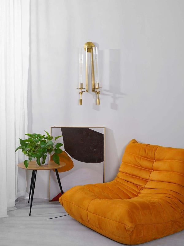 Fontanelle Double Wall Lamp – Simple Brass & Glass Elegance | Alsolight