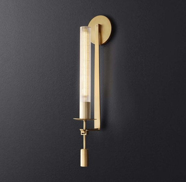 Fontanelle Double Wall Lamp – Simple Brass & Glass Elegance | Alsolight