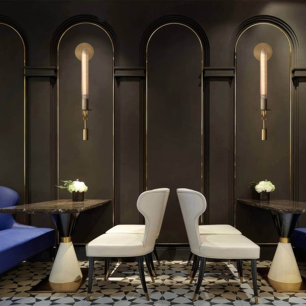 Fontanelle Double Wall Lamp – Simple Brass & Glass Elegance | Alsolight