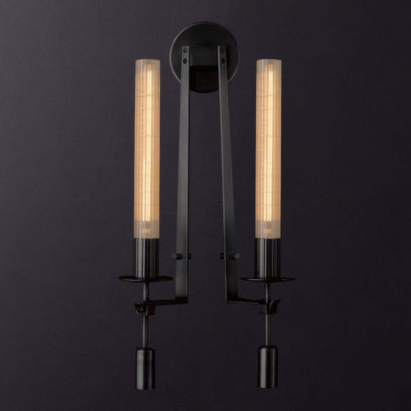 Fontanelle Double Wall Lamp – Simple Brass & Glass Elegance | Alsolight