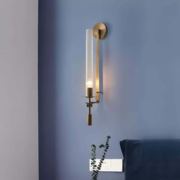 Fontanelle Double Wall Lamp – Simple Brass & Glass Elegance | Alsolight