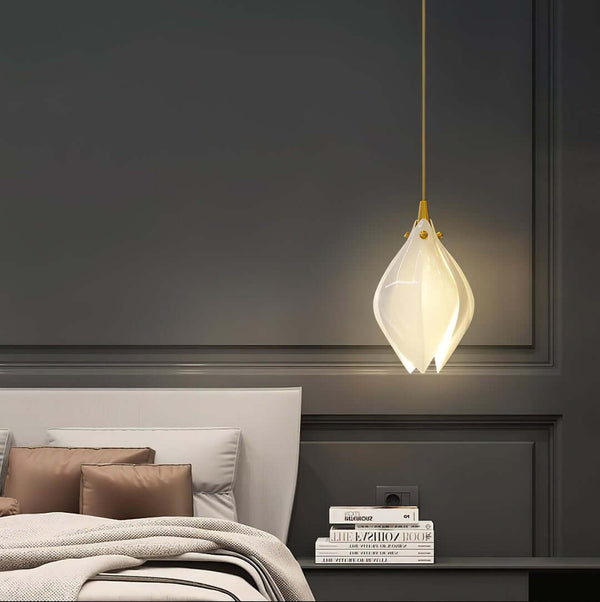 Germoglio Chandelier – Elegant Floral Pendant Light with Brass Accents | Alsolight