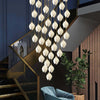 Germoglio Chandelier – Elegant Floral Pendant Light with Brass Accents | Alsolight