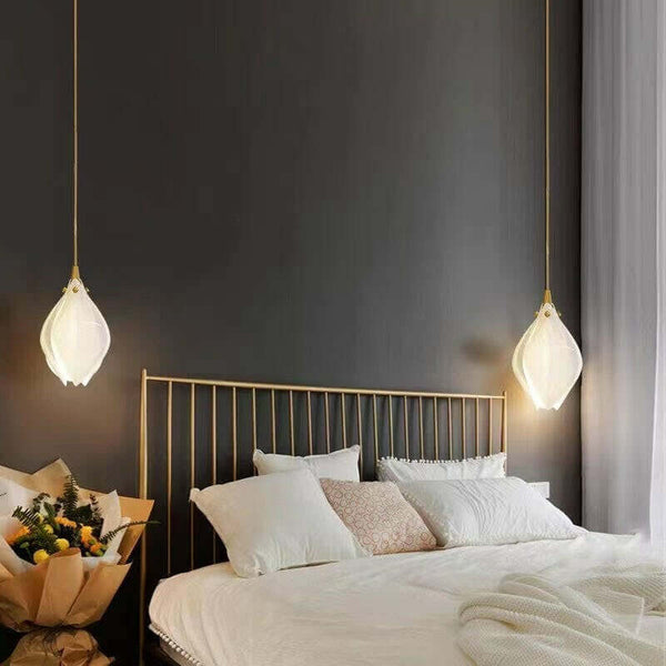 Germoglio Chandelier – Elegant Floral Pendant Light with Brass Accents | Alsolight