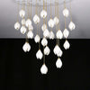Germoglio Chandelier – Elegant Floral Pendant Light with Brass Accents | Alsolight