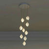 Germoglio Chandelier – Elegant Floral Pendant Light with Brass Accents | Alsolight
