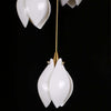 Germoglio Chandelier – Elegant Floral Pendant Light with Brass Accents | Alsolight