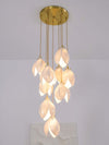 Germoglio Chandelier – Elegant Floral Pendant Light with Brass Accents | Alsolight