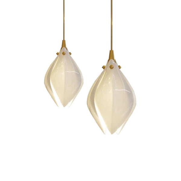 Germoglio Chandelier – Elegant Floral Pendant Light with Brass Accents | Alsolight