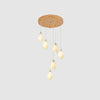 Germoglio Chandelier – Elegant Floral Pendant Light with Brass Accents | Alsolight